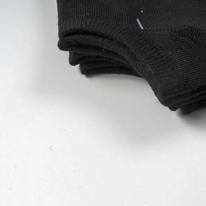 3 παιδικές κάλτσες κοντές comfort μαύρο πακέτα κάλτσες οικονομικές βαμβακερές για παιδάκια νούμερο (2)