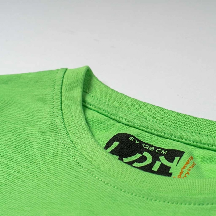 Παιδική μπλούζα Losan για αγόρια beginning πράσινο αγορίστικες κοντομάνικες καλοκαιρινές μπλούζες tshirt ετών (2)