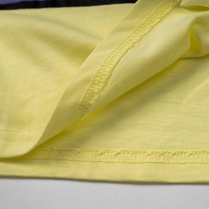 Παιδική μπλούζα Losan για αγόρια Florida κίτρινο αγορίστικες κοντομάνικες καλοκαιρινές μπλούζες tshirt ετών (1)