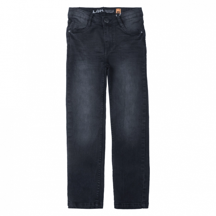 Παιδικό παντελόνι τζιν Losan για αγόρια denim10 μαύρο αγορίστικα κλασσικά τζινάκια παντελόνια μοντέρνα επώνυμα