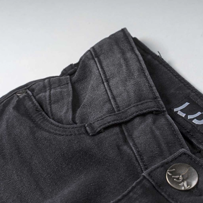 Παιδικό παντελόνι τζιν Losan για αγόρια denim10 μαύρο αγορίστικα κλασσικά τζινάκια παντελόνια μοντέρνα επώνυμα (3)