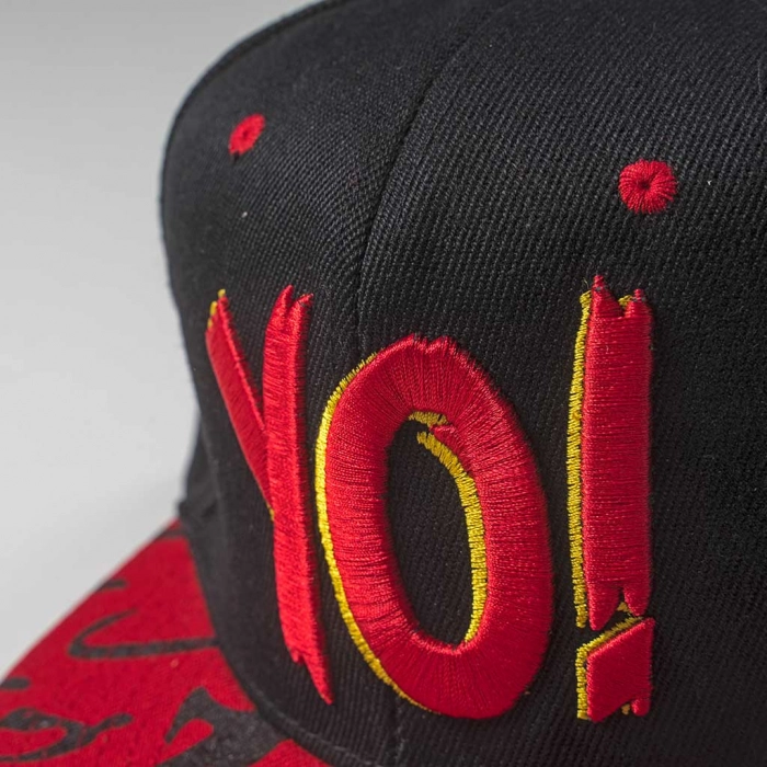 Παιδικό καπέλο τζόκεϊ για αγόρια yo κόκκινο μοντέρνα καπελάκια για αγόρια τραπ trap ετών online