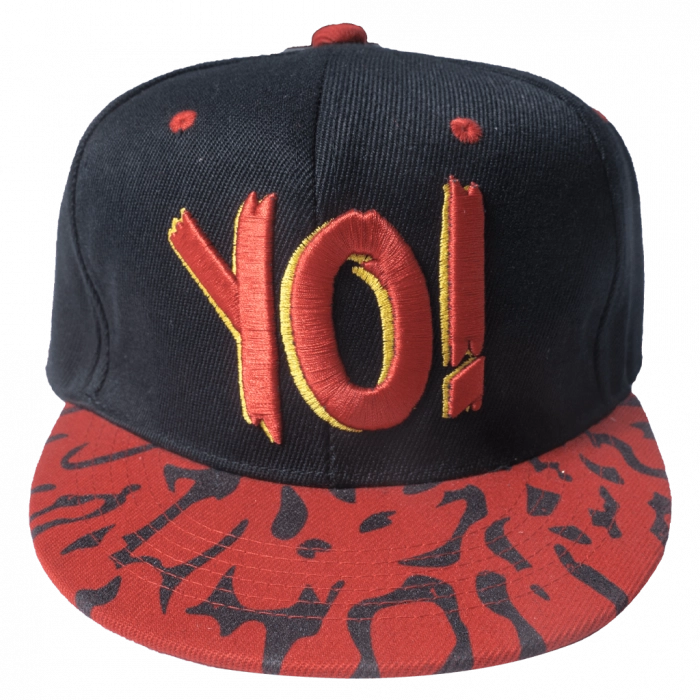 Παιδικό καπέλο τζόκεϊ για αγόρια yo κόκκινο μοντέρνα καπελάκια για αγόρια τραπ trap ετών online
