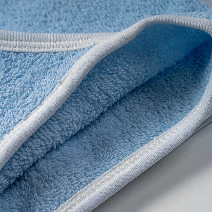 Βρεφική μπουρνουζοπετσέτα για αγόρια explorer γαλάζιο 79-73εκ πετσέτες βρεφικές για μωρά παιδάκια αγοράκια (1)