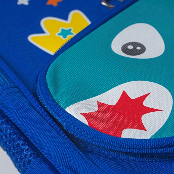 Παιδική τσάντα πλάτης για αγόρια kids fish μπλε backpack τσαντούλες αγορίστικες μικρές μοντέρνες (3)