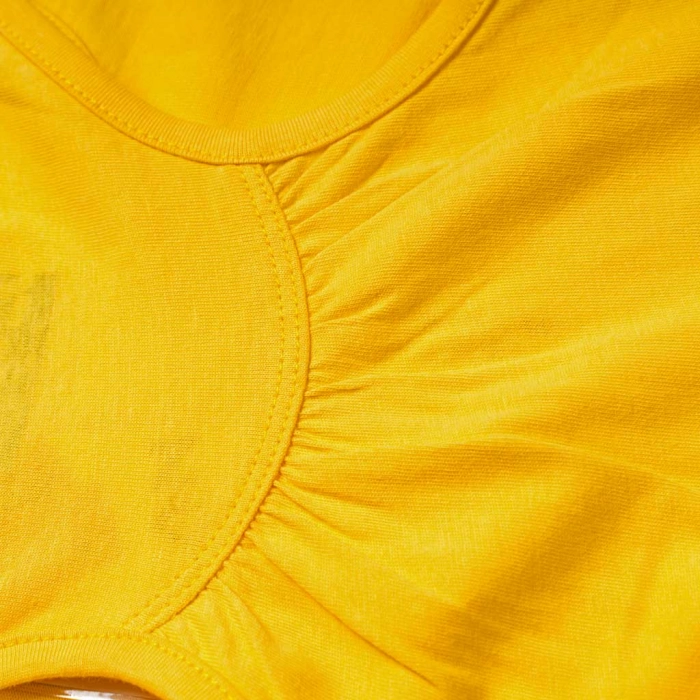 Παιδική μπλούζα Losan για κορίτσια groovy κίτρινο μπλούζες αμάνικες καλοκαιρινές μοντέρνες κοριτσίστικες ετών (1)