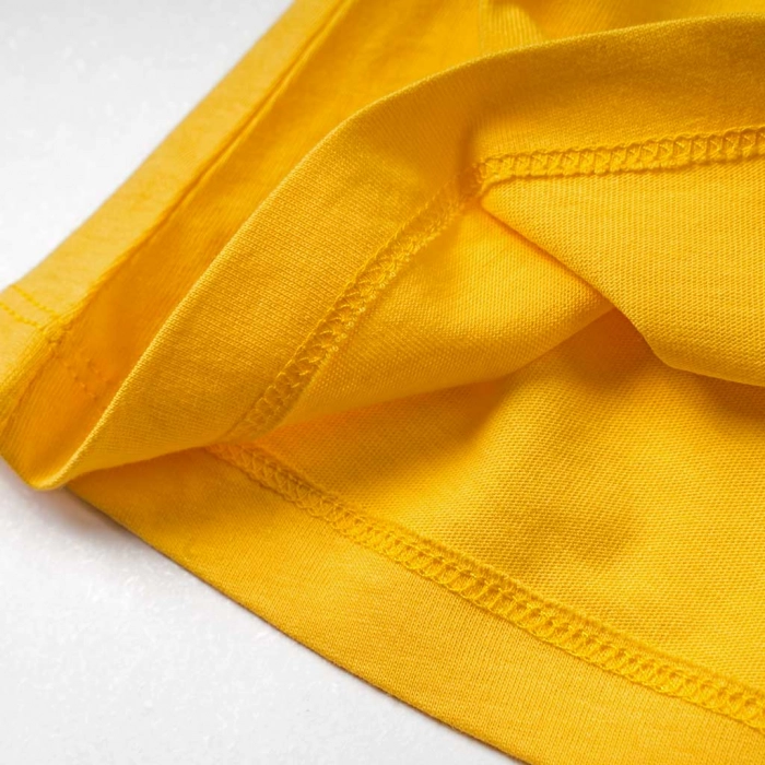 Παιδική μπλούζα Losan για κορίτσια groovy κίτρινο μπλούζες αμάνικες καλοκαιρινές μοντέρνες κοριτσίστικες ετών (4)