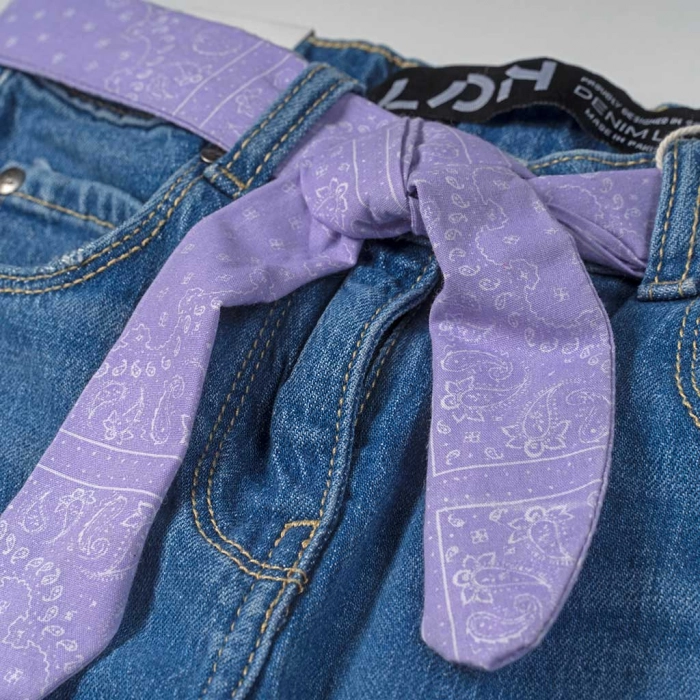 Παιδικό παντελόνι τζιν Losan για κορίτσια sixtees μπλε επώνυμα παιδικά ονλινε μοντέρνα ετών (2)