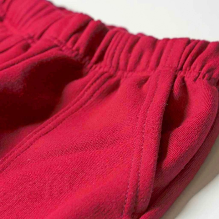 Παιδικό παντελόνι φόρμας Online για αγόρια εποχιακό κόκκινο φόρμες αγορίστικες σκέτες χωρίς χνούδι λεπτά0