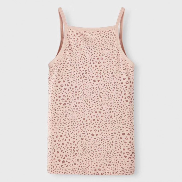 2 παιδικά φανελάκια ραντάκι name it για κορίτσια pink leopard κοριτσίστικα εσώρουχα βαμβακερά σετ πακέτο online (2)