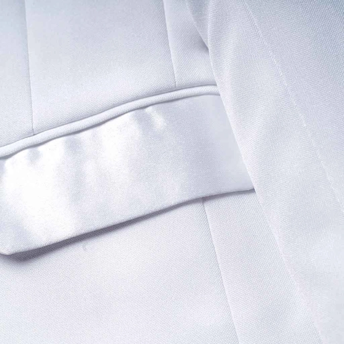 Παιδικό κουστούμι για αγόρια & παραγαμπράκια Bright άσπρο επίσημα κοστούμια παιδικά για γάμους βαφτίσεις λευκό (5)