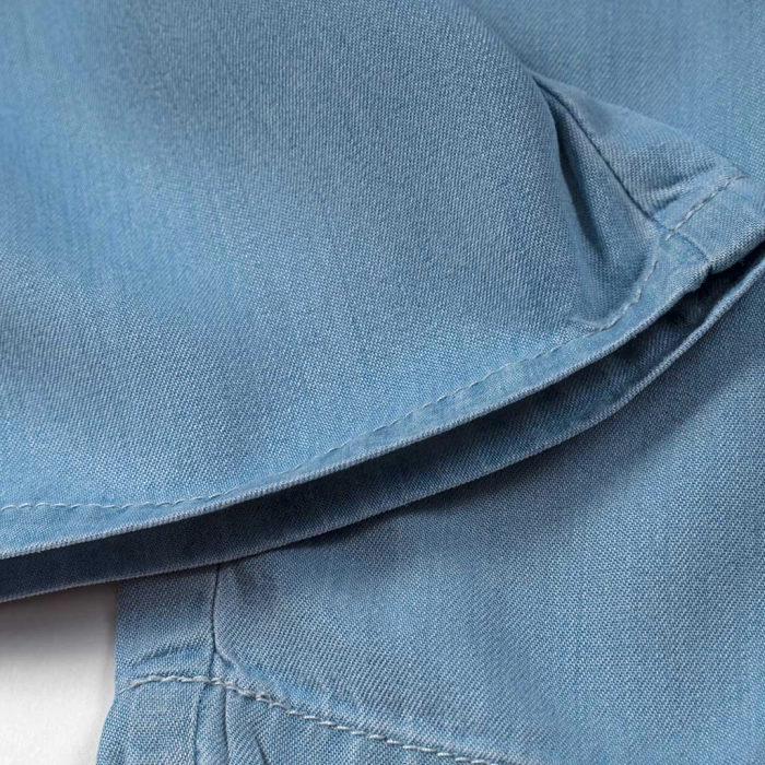 Παιδικό παντελόνι Losan για κορίτσια Faye μπλε buggy φαρδύ καθημερινό βόλτα ετών τζιν online (4)