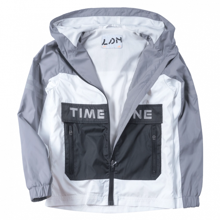 Παιδικό μπουφάν Losan για αγόρια Time line άσπρο εποχιακά επώνυμα καθημερινά ετών online  (1)