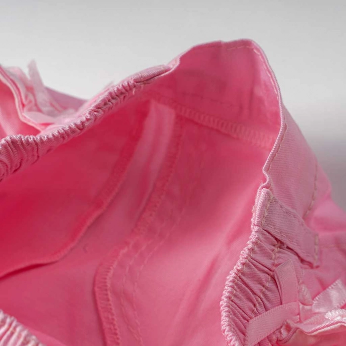 Παιδικό παντελόνι για κορίτσια strass ροζ καλοκαιρινά μοντέρνα παντελόνια ελληνικά οικονομικά (5)