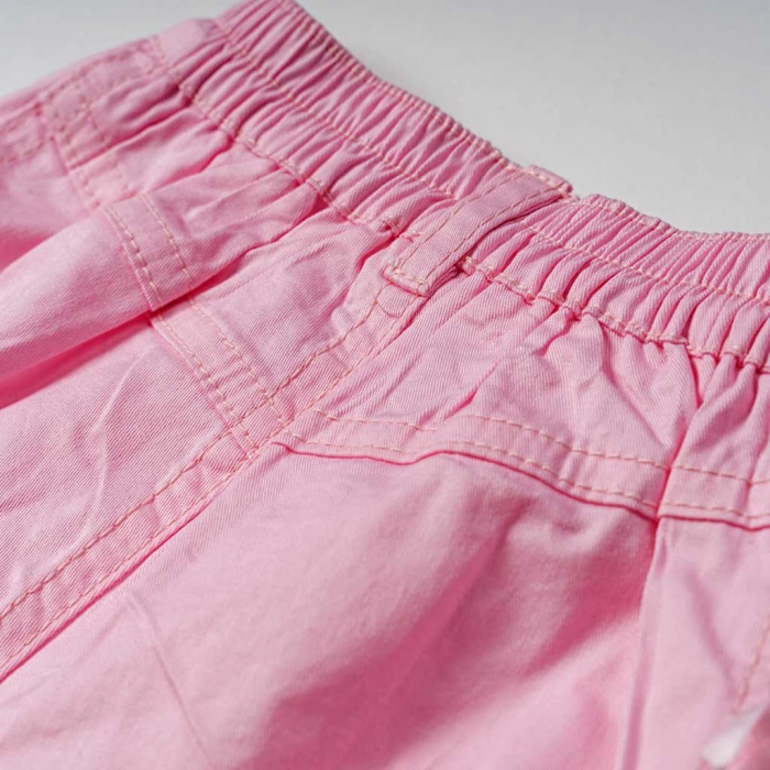 Παιδικό παντελόνι για κορίτσια strass ροζ καλοκαιρινά μοντέρνα παντελόνια ελληνικά οικονομικά (4)