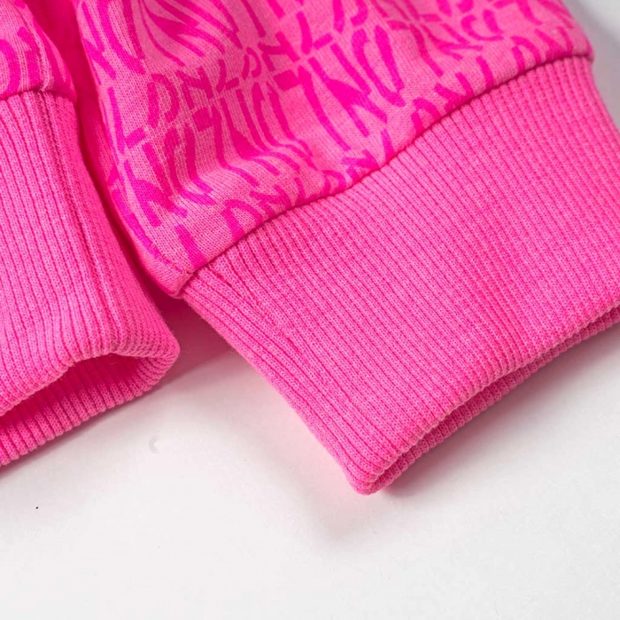 Παιδική μπλούζα Losan για κορίτσια Letters ροζ καθημερινές χειμερινές φούτερ ετών επώνυμες Online (4)