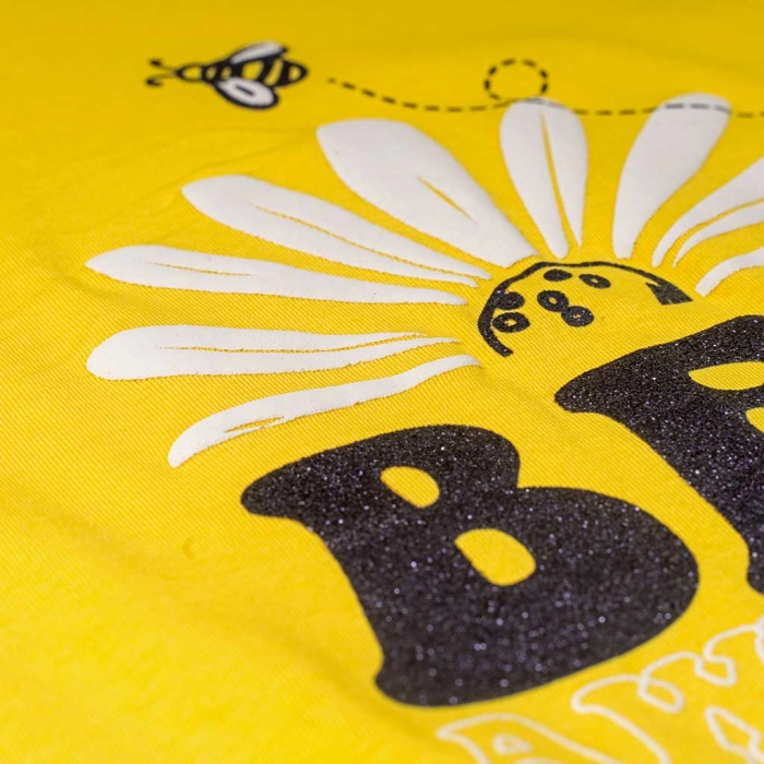 Παιδική πιτζάμα Losan για κορίτσια Bee κίτρινο καθημερινές επώνυμες ύπνου ετών online (4)