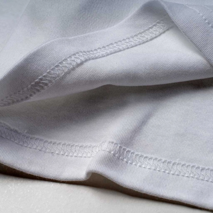 Βρεφική μπλούζα petit white άσπρο μακρυμάνικες μπλούζες μονόχρωμες λευκές οικονομικές (1)