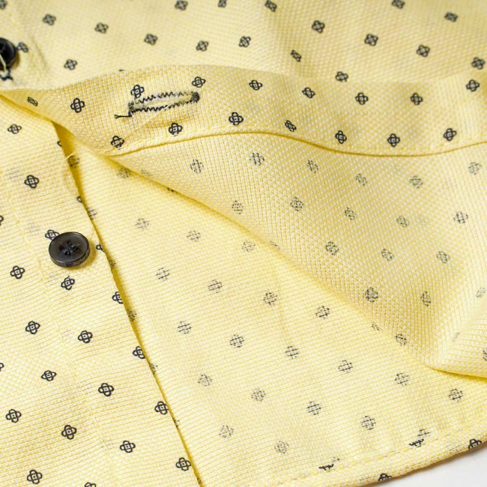 Παιδικό σετ με πουκάμισο για αγόρια Willi κίτρινο καλό ντύσιμο εποχιακά ετών casual online (5)