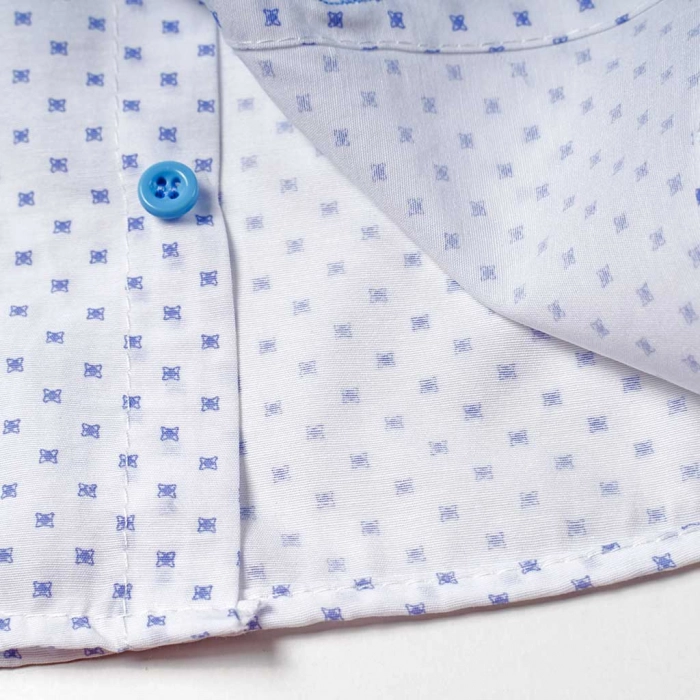 Παιδικό σετ με πουκάμισο για αγόρια Bawe γαλάζιο καλό ντύσιμο ετών εποχιακά casual online (4)