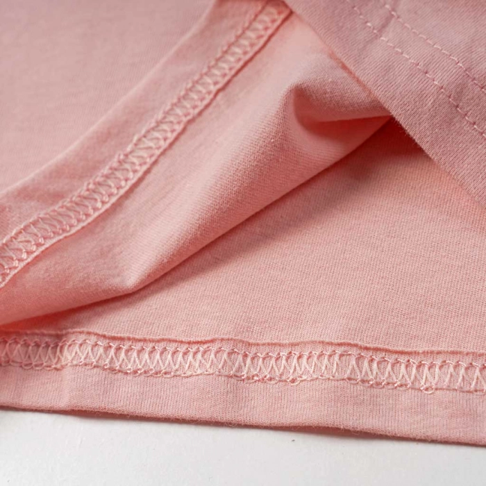 Παιδική μπλούζα για κορίτσια Simple Pink ροζ καλοκαιρινή καθημερινή κοριτσίστική μονόχρωμη ετών Online (1)