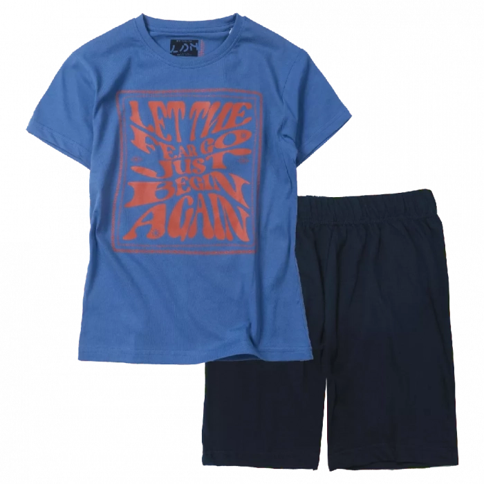 Παιδική μπλούζα Losan για αγόρια begin μπλε αγορίστικες κοντομάνικες καλοκαιρινές μπλούζες tshirt ετών | Παιδική βερμούδα Online για αγόρια Protem μπλε καλοκαιρινές βερμούδες αγορίστικες σορτσάκια οικονομικά ελληνικά ετών 