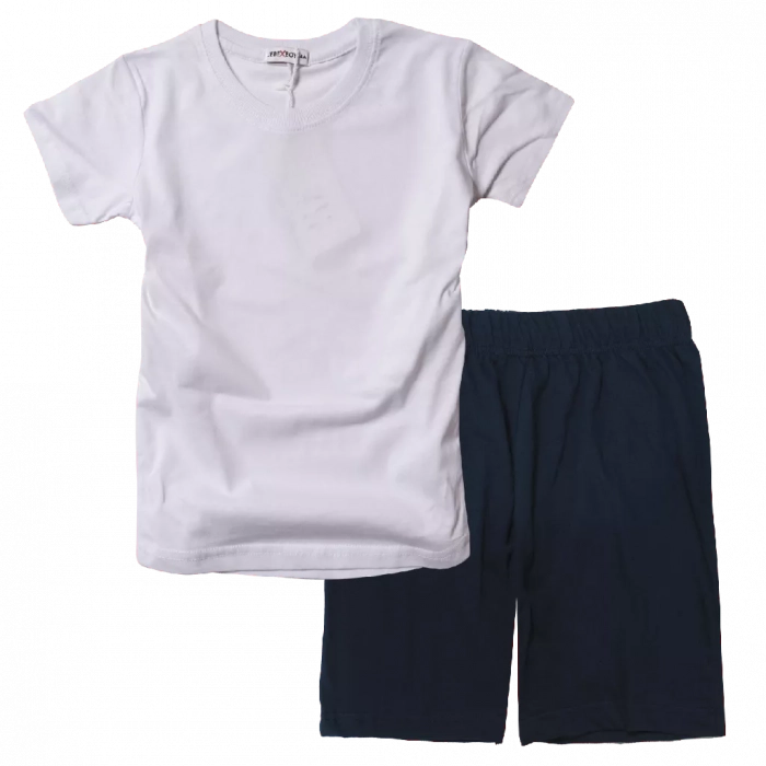Παιδική μπλούζα μονόχρωμη Basic2 άσπρο μπλουζάκια μονόχρωμα για εκδηλώσεις κορίτσια αγόρια ετών κοντομάνικα Online | Παιδική βερμούδα Online για αγόρια Protem μπλε καλοκαιρινές βερμούδες αγορίστικες σορτσάκια οικονομικά ελληνικά ετών 