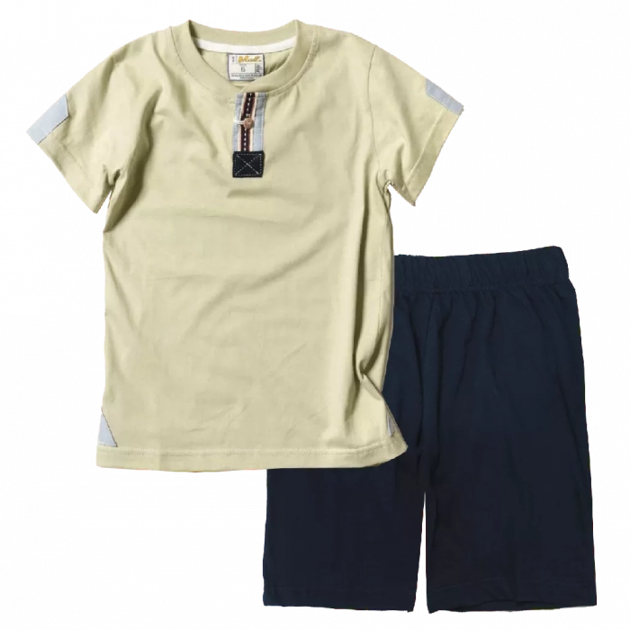 Παιδική Μπλούζα Mall Kids για αγόρια Summer Break Φιστικί καλοκαιρινές μπλούζες t-shirt ετών | Παιδική βερμούδα Online για αγόρια Protem μπλε καλοκαιρινές βερμούδες αγορίστικες σορτσάκια οικονομικά ελληνικά ετών 