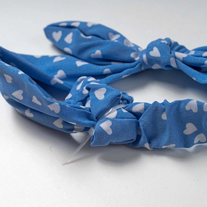 Παιδική κορδέλα για κορίτσια Bow μπλε αξεσουάρ χαριτωμένα για βόλτες online (4)