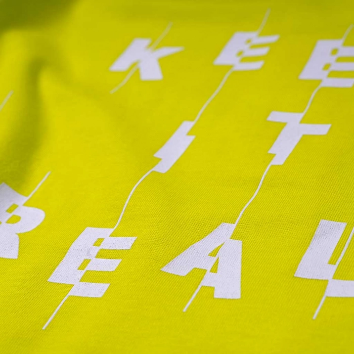 Παιδική μπλούζα Name is για αγόρια Keep it κίτρινο λεπτές μπλούζες εποχιακές μακρυμάνικες επώνυμες ετών online  (2)