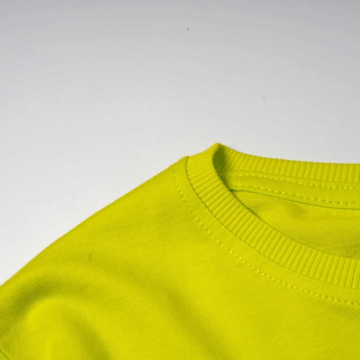 Παιδική μπλούζα Name is για αγόρια Keep it κίτρινο λεπτές μπλούζες εποχιακές μακρυμάνικες επώνυμες ετών online  (3)