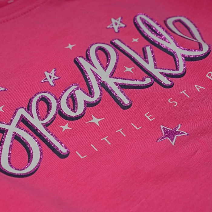 Παιδική μπλούζα Name it για κορίτσια Sparkle ροζ καθημερινές εποχιακές μπλούζες ετών επώνυμες Olnine (2)