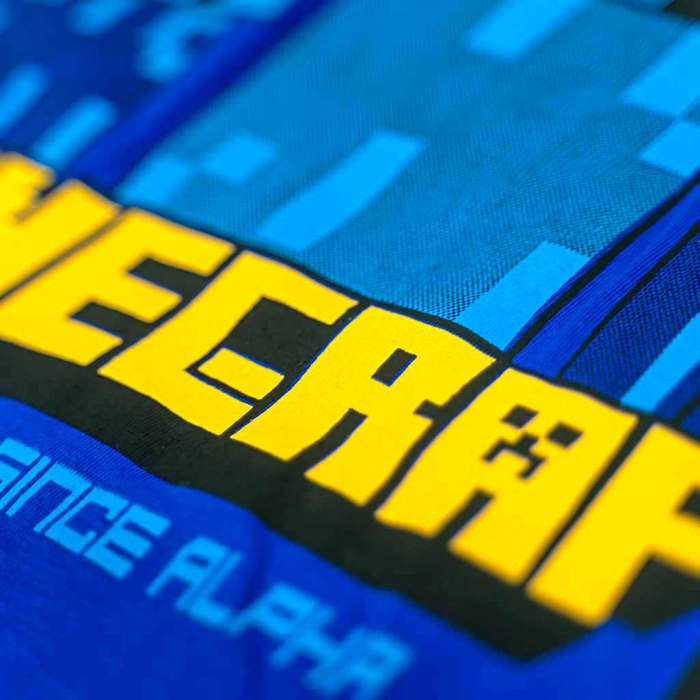 Παιδικό σετ Online για αγόρια Minecraft μπλε καλοκαιρινά σετάκια οιικονομικά προσφορά ελληνικά φτηνά ετών Online (2)