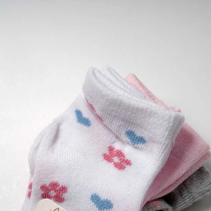 3 Βρεφικές κάλτσες για κορίτσια Cat καθημερινές μηνών εποχιακές online  (2)