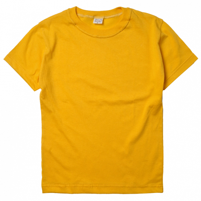 Παιδική μπλούζα Online Lord κίτρινη καθημερινές εκδηλώσεων ετών μονόχρωμες κοντομάνικες online (1)