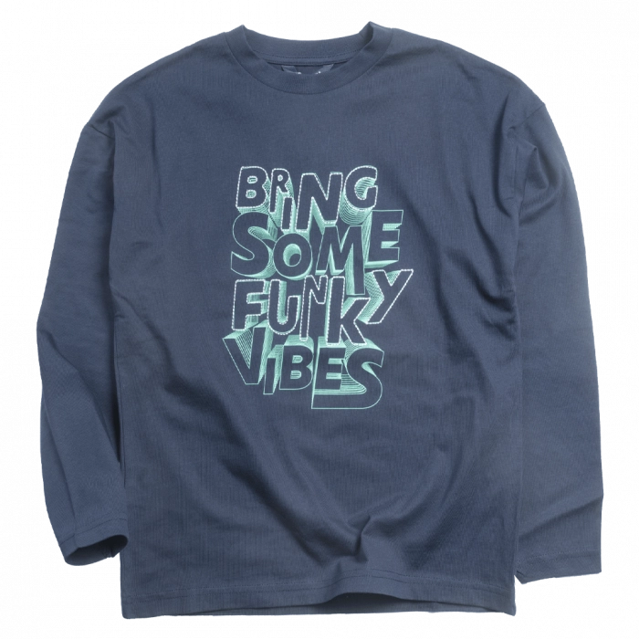 Παιδική μπλούζα Mayoral για αγόρια Funk Vibes μπλε αγορίστικη λεπτή επώνυμη ετών online (1)