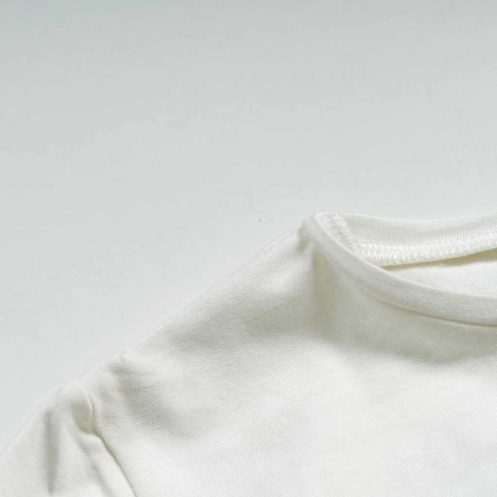 Παιδική μπλούζα Mayoral για κορίτσια Bind άσπρο λεπτή επώνυμη κοριτσίστικη μοντέρνα ετών online (1)