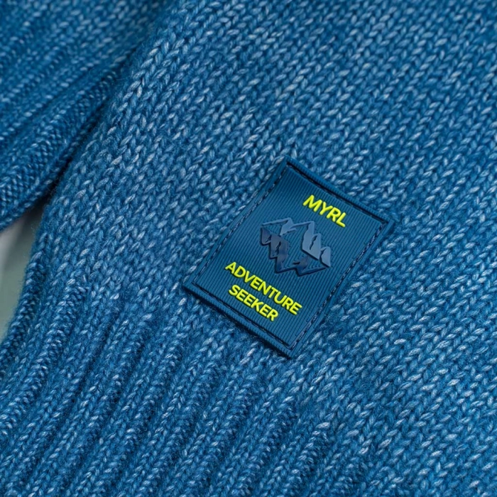 Παιδική μπλούζα Mayoral για αγόρια Carle μπλε  πουλόβερ ζεστό χειμωνιάτικο αγορίστικο επώνυμο ετών online (3)