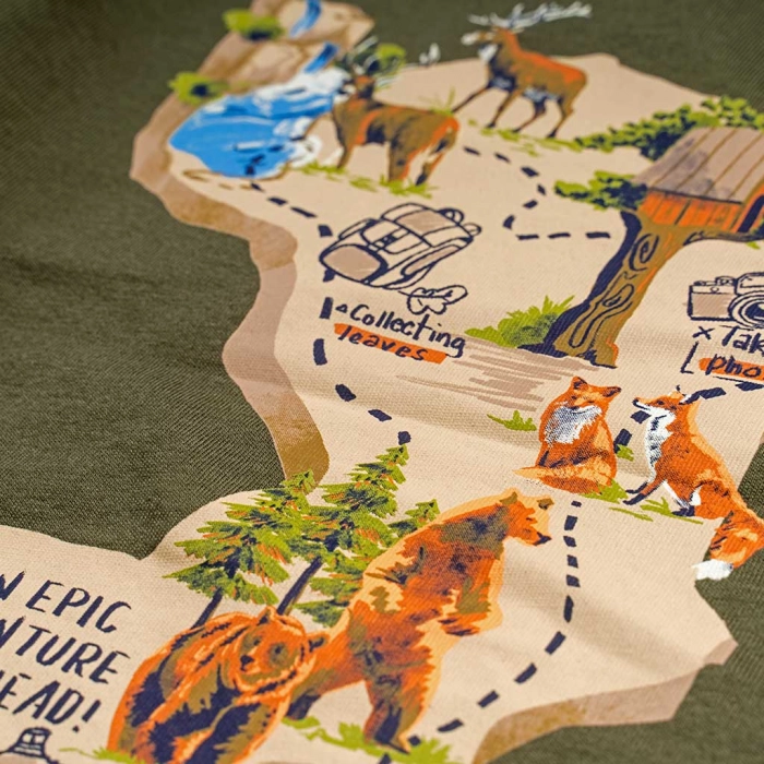 Παιδική μπλούζα Mayoral για αγόρι Histories χακί μοντέρνα επώνυμη αγορίστικη για βόλτα ετών online (1)