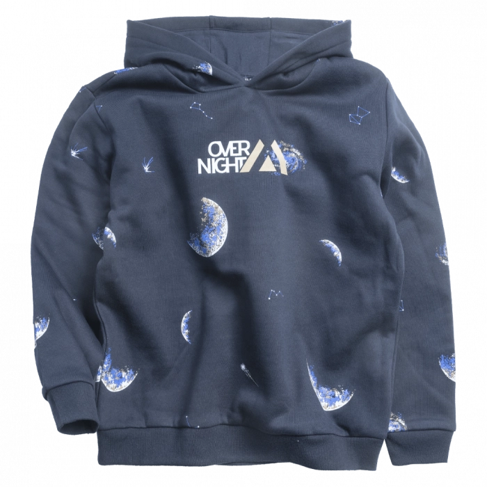 Παιδική μπλούζα Mayoral για αγόρια Over Night μπλε φούτερ ζεστό επώνυμο αγορίστικο με κουκουλα ετών  online (6)