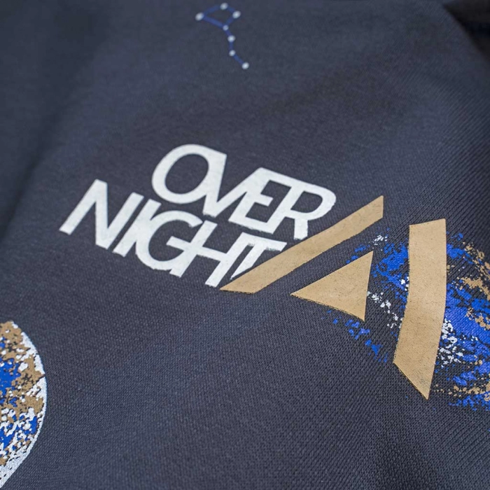 Παιδική μπλούζα Mayoral για αγόρια Over Night μπλε φούτερ ζεστό επώνυμο αγορίστικο με κουκουλα ετών  online (8)