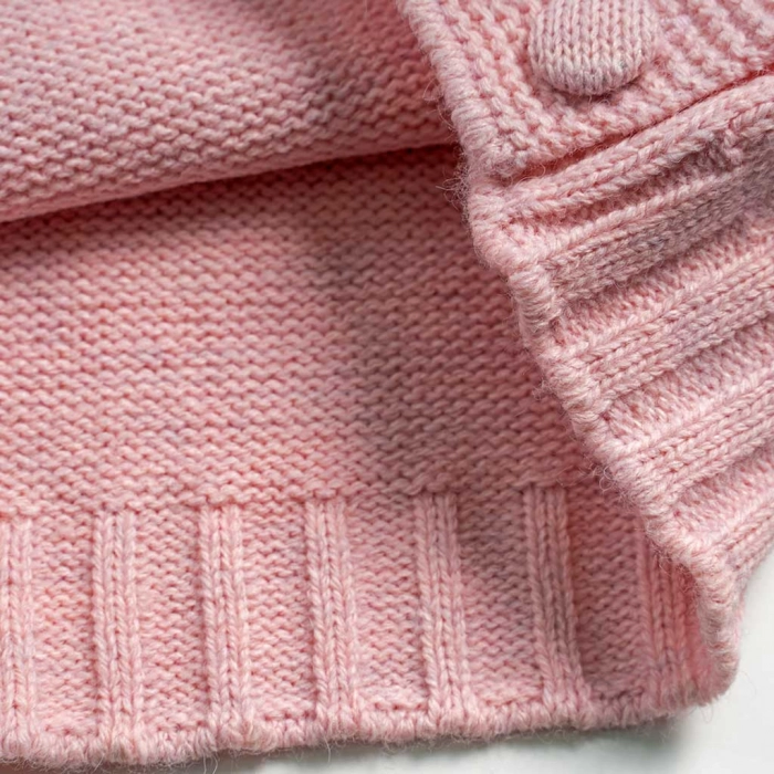 Βρεφικό σετ New College για κορίτσια Fouler ροζ επώνυμα χειμερινά σετάκια μηνών πλεκτά online  (1)