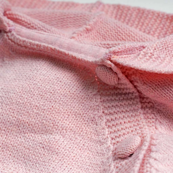 Βρεφικό σετ New College για κορίτσια Fouler ροζ επώνυμα χειμερινά σετάκια μηνών πλεκτά online  (4)