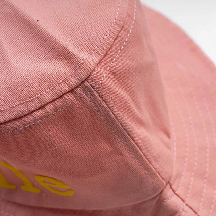 Παιδικό καπέλο Bucket για κορίτσια Smile ροζ ακθημερινά ήλιο θάλασσα online (3)