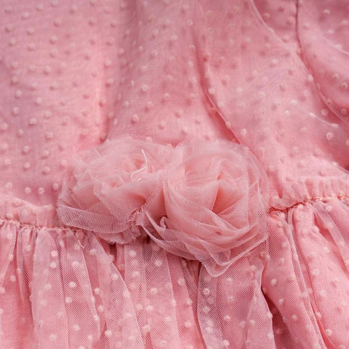 Βρεφικό φόρεμα Mayoral για κορίτσια PrettyOne ροζ επώνυμα μηνών εποχιακά casual online (4)