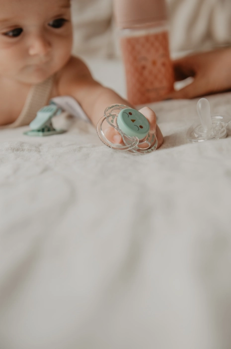 Βρεφική πιπίλα Suavinex για μωρά SleepyOwl πράσινο  0-6μηνών γ επώνυμες πιπίλες μοντέρνες με σχέδιο μηνών online (2)