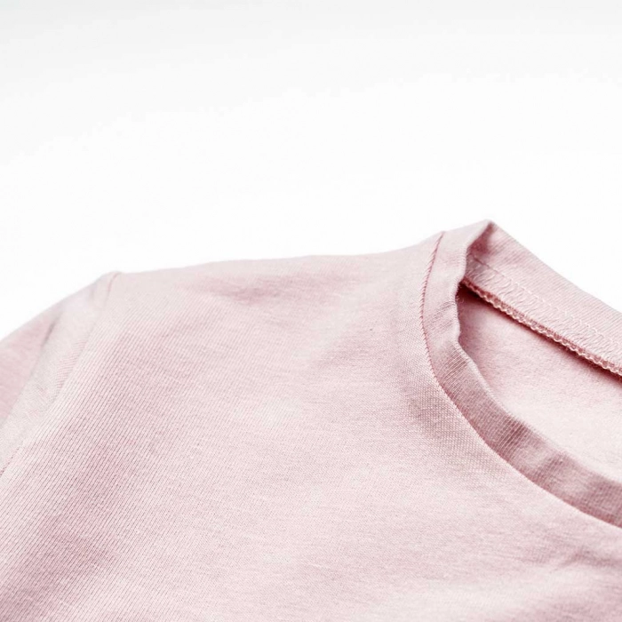 Παιδική μπλούζα Mayoral για κορίτσια Bind ροζ μοντέρνα κοριτσίστικη επώνυμη λεπτη μπλούζα ετών Online (3)