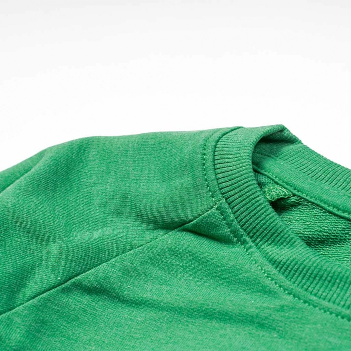 Παιδική μπλούζα Name it για αγόρια Playoff πράσινο καθημερινές εποχιακές επώνυμες ετών μακό φούτερ online (3)