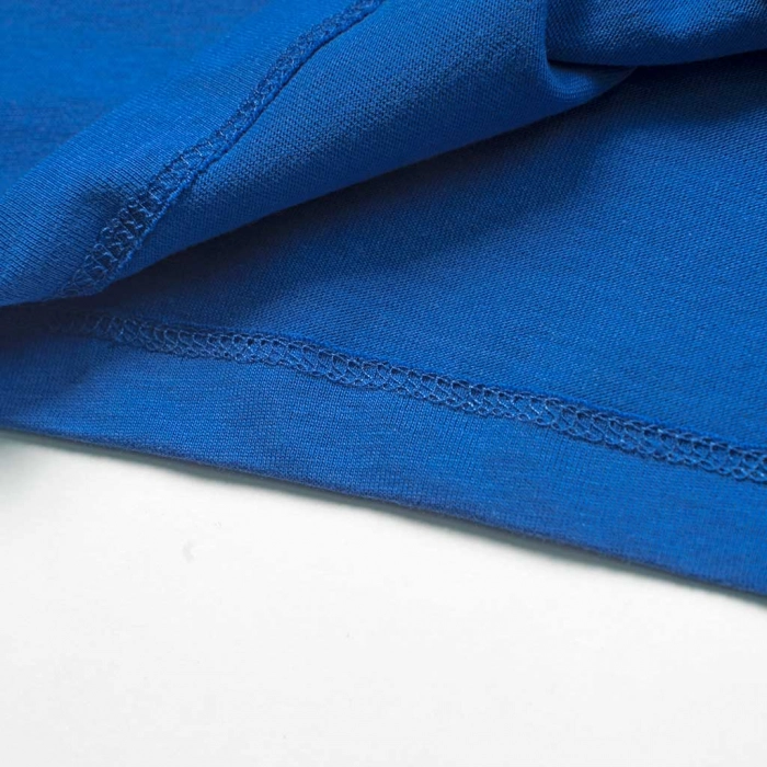 Παιδική μπλούζα Name it για αγόρια Roar μπλε καθημερινές λεπτές μπλούζες ετών εποχιακές επώνυμες online (1)