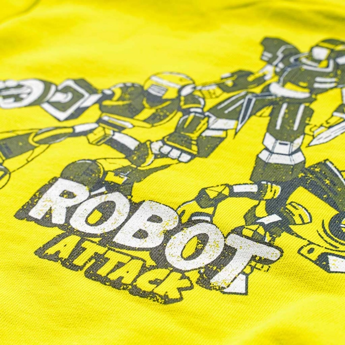 Παιδική μπλούζα Name it για αγόρια Robot λάιμ καθημερινές φούτερ επώνυμες ετών εποχιακές online  (1)